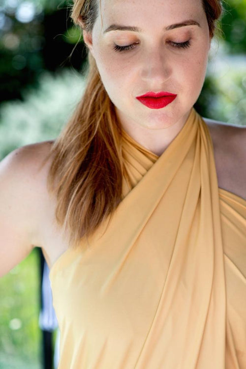 The Long Sun Wrap - Gold UPF50+, Sun protective clothing, Idlebird