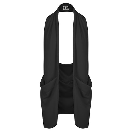 The Vest - Black UPF50+, Sun protective clothing, Idlebird